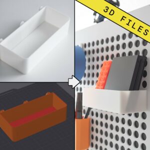 Bac de Rangement L - Qube 500 - 3DFiles