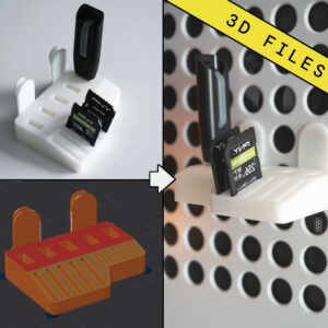 Clés USB et Cartes SD Holder - Qube 500 - 3DFiles